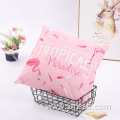 Custom Pink Flamingos Velvet Pillow Case Cushion Cover